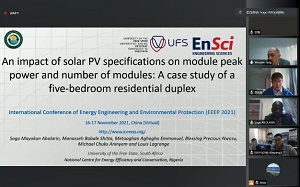 The Sixth International Conference on Energy Engineering and